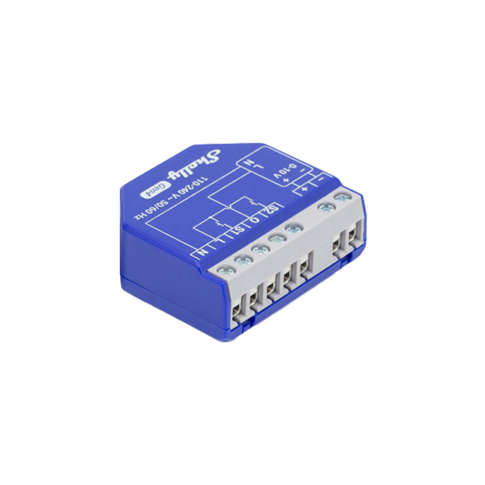 Shelly Dimmer 0-1/10V PM Gen4 variateur 0-10V avec mesure
