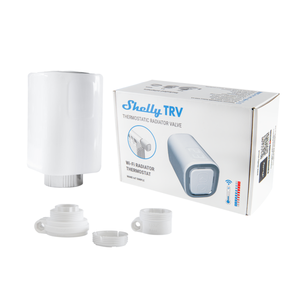 Shelly TRV tête thermostatique connectée Wi-Fi