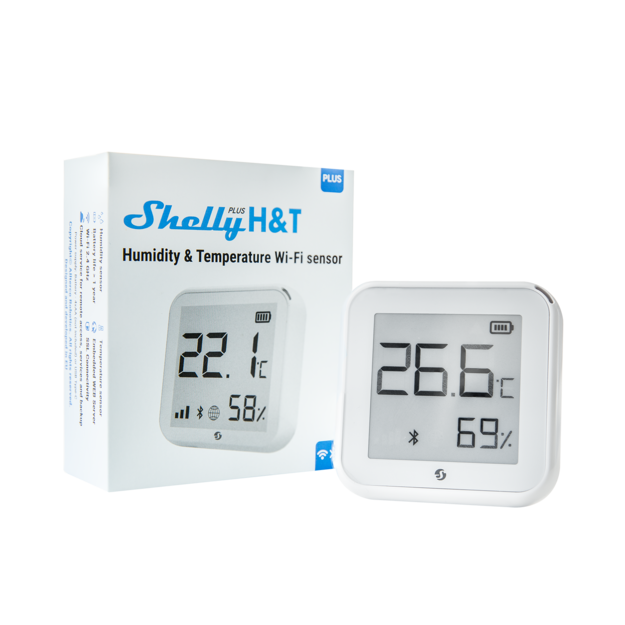 Shelly Plus H&T capteur température humidité