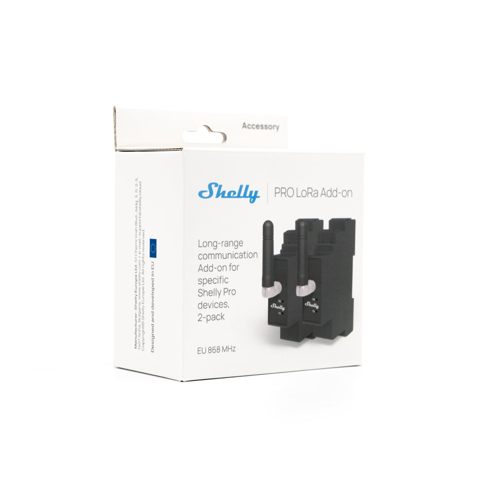 Shelly Pro LoRa Add-on module domotique Single Pack longue portée