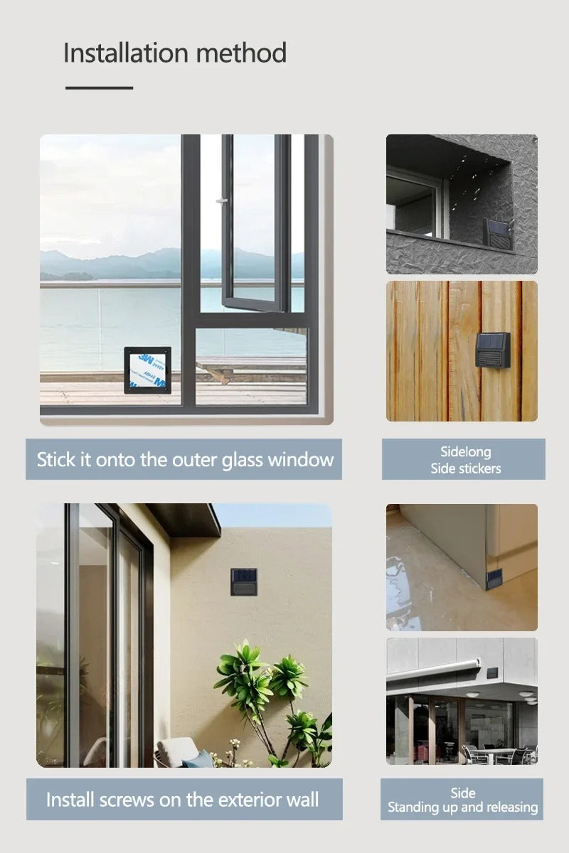 Mumubiz Zigbee capteur de pluie solaire sans fil jardin