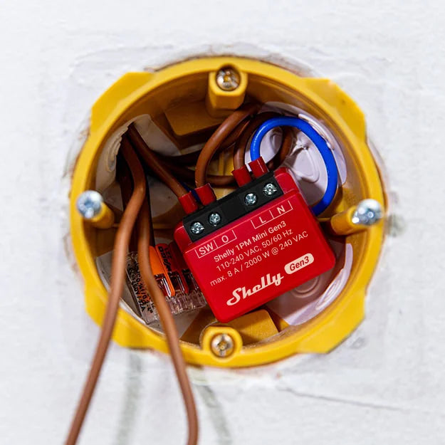 Shelly 1PM Mini Gen3 micromodule WiFi mesure single