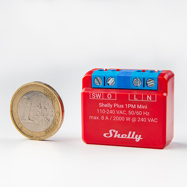 Shelly Plus 1PM Mini micromodule WiFi mesure puissance