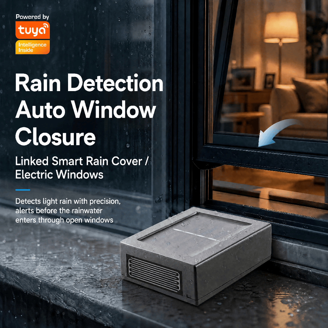 Mumubiz Zigbee Protocol capteur pluie solaire Zigbee extérieur