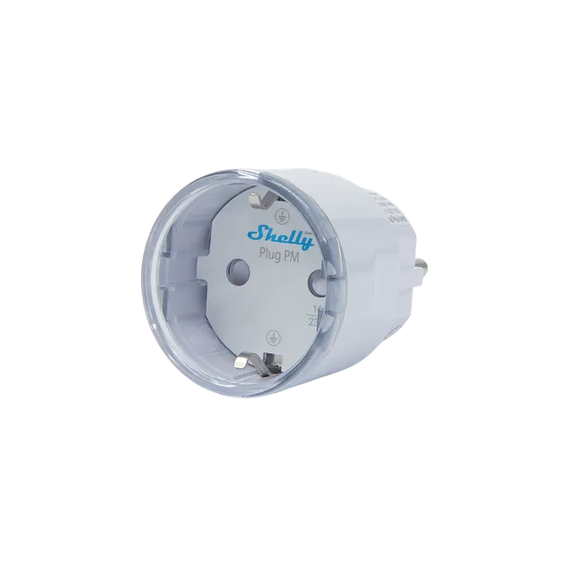 Shelly Plug PM Gen3 prise connectée WiFi énergie blanc