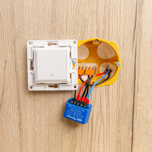 Shelly 1 Mini Gen3 relais Wi-Fi pack de 2 sans hub