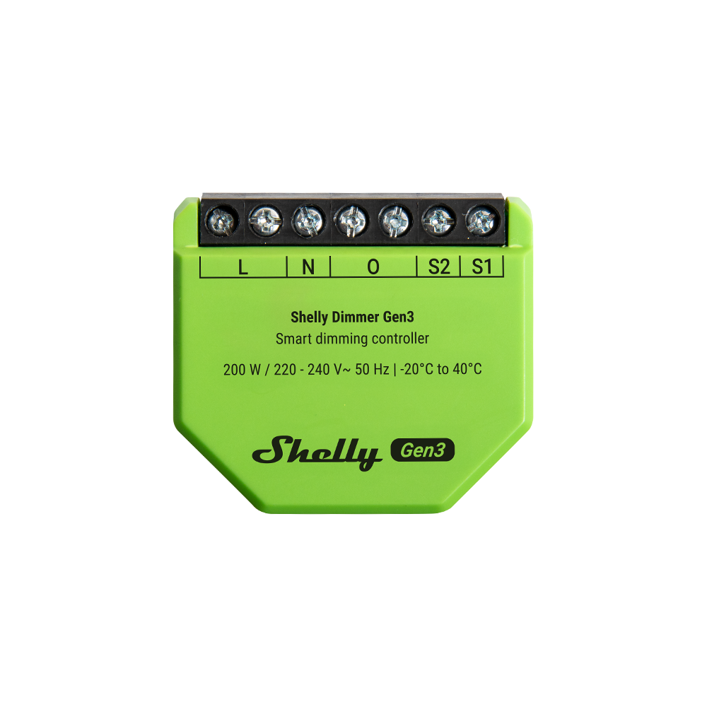 Shelly Gen3 Dimmer Variateur WiFi Éclairage LED
