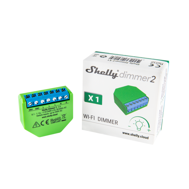 Shelly Dimmer2 variateur lumière connecté pack simple