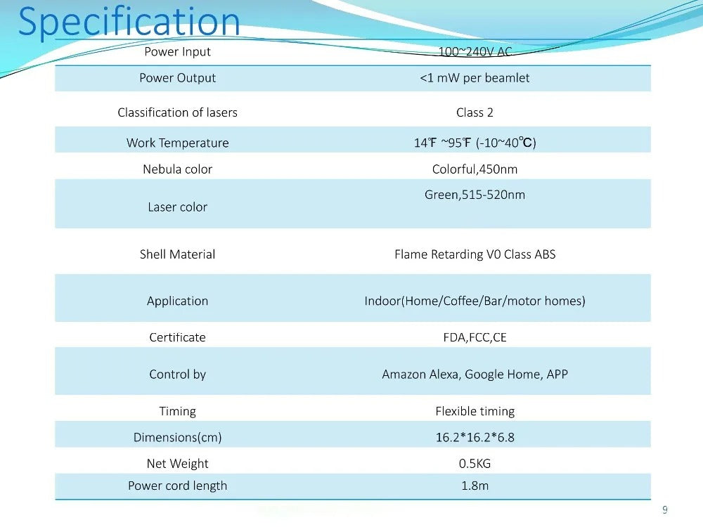 Mumubiz Tuya Smart Home projecteur étoile WiFi laser ciel étoilé