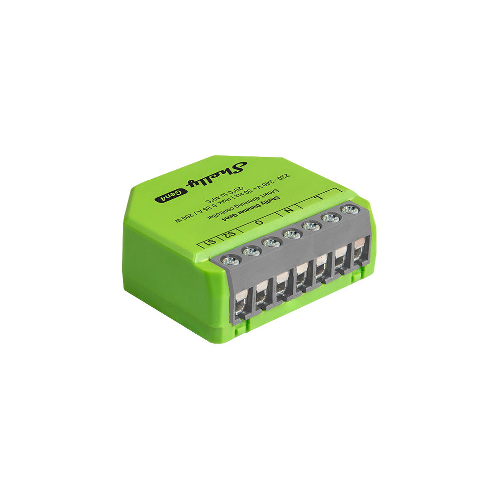 Shelly Dimmer Gen4 variateur lumière WiFi Zigbee Matter