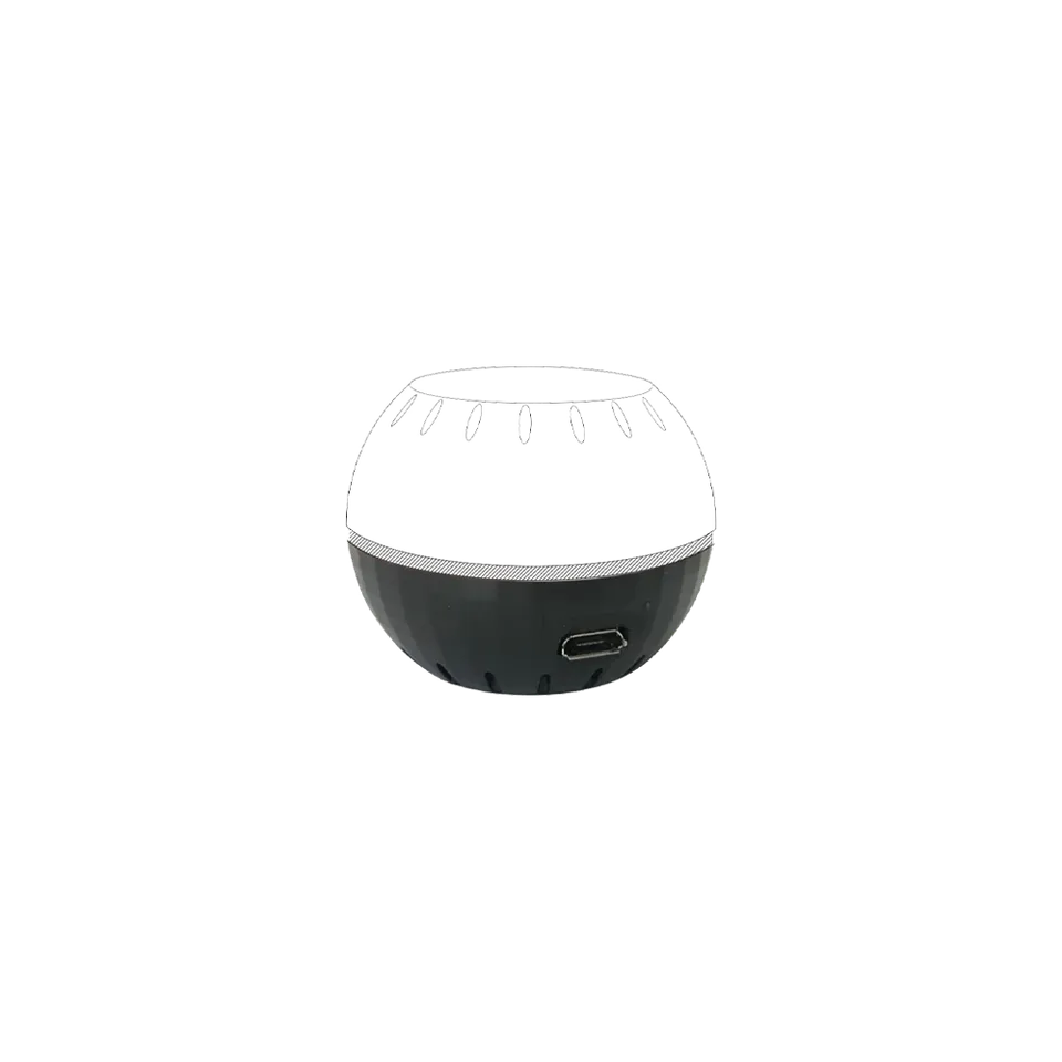 Shelly H&T USB Add-on noir alimentation capteur