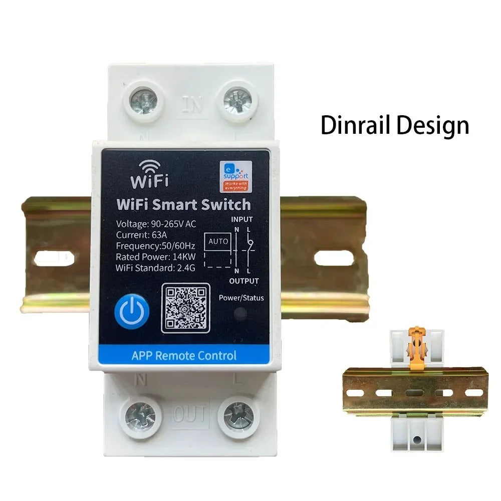Mumubiz eWelink Smart disjoncteur connecté 63A rail DIN