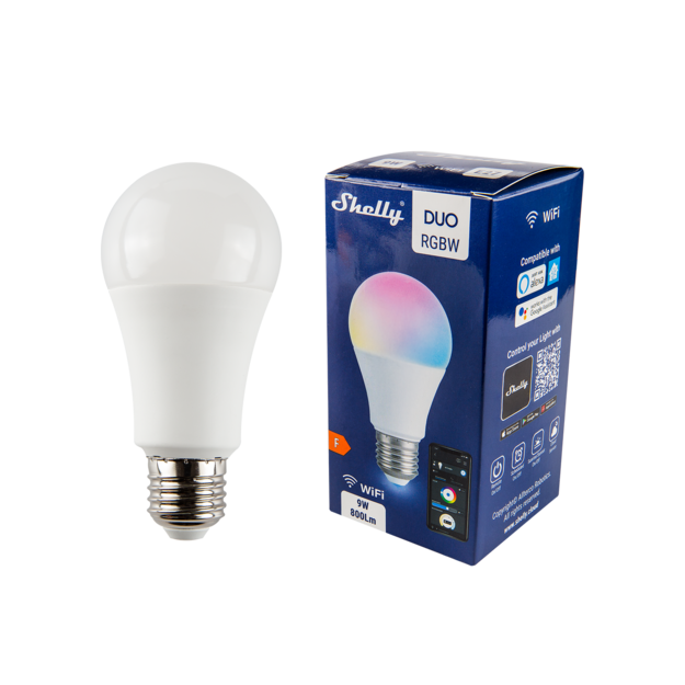 Shelly Duo RGBW ampoule connectée E27 couleur
