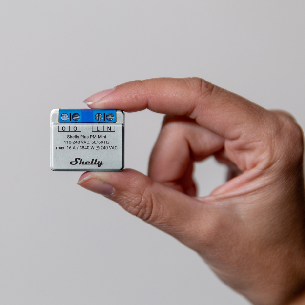 Shelly Plus PM Mini compteur énergie WiFi 16A 1 canal