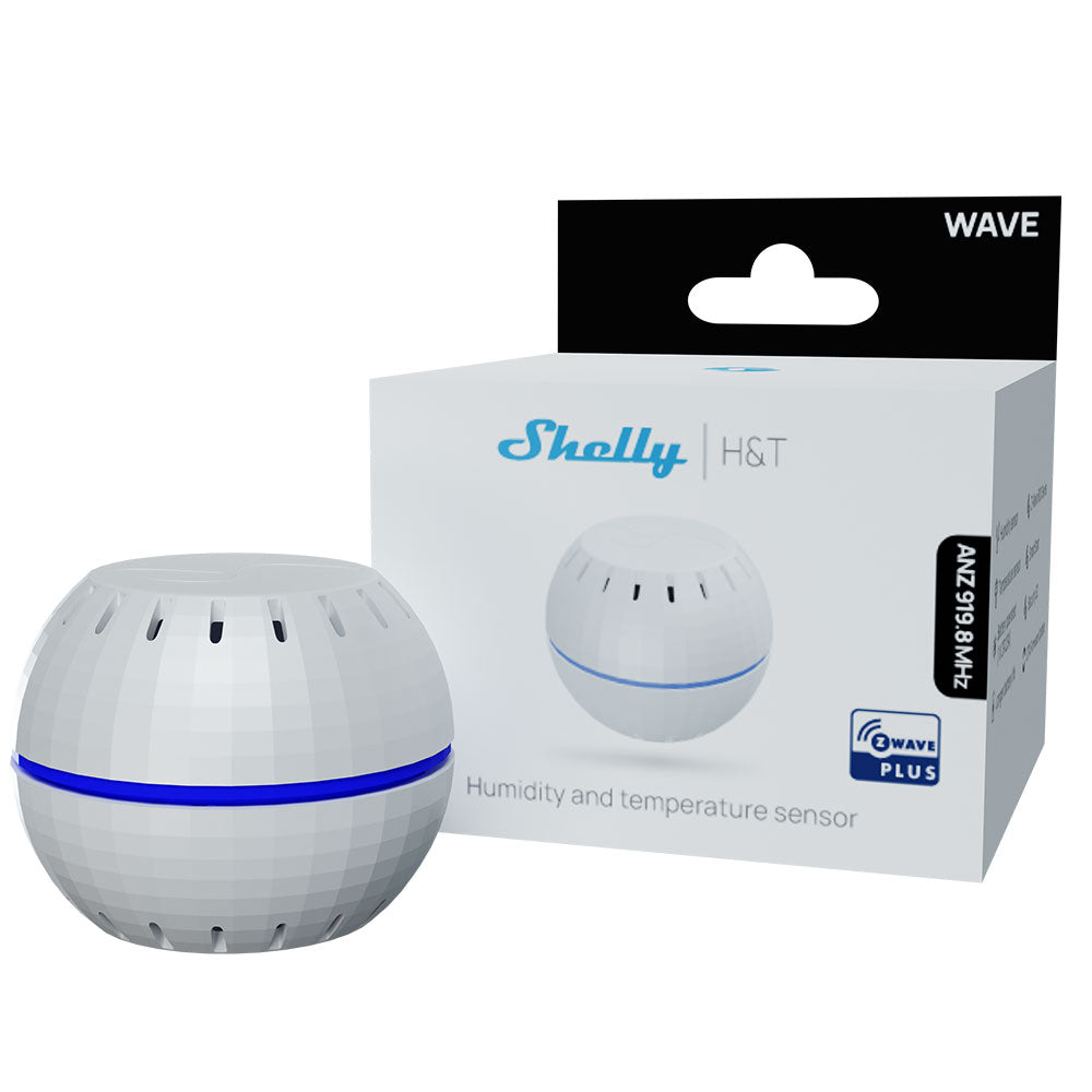 Shelly Wave H&T capteur température humidité blanc