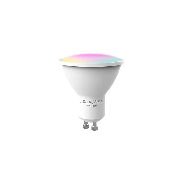 Shelly Duo ampoule GU10 RGBW dimmable WiFi