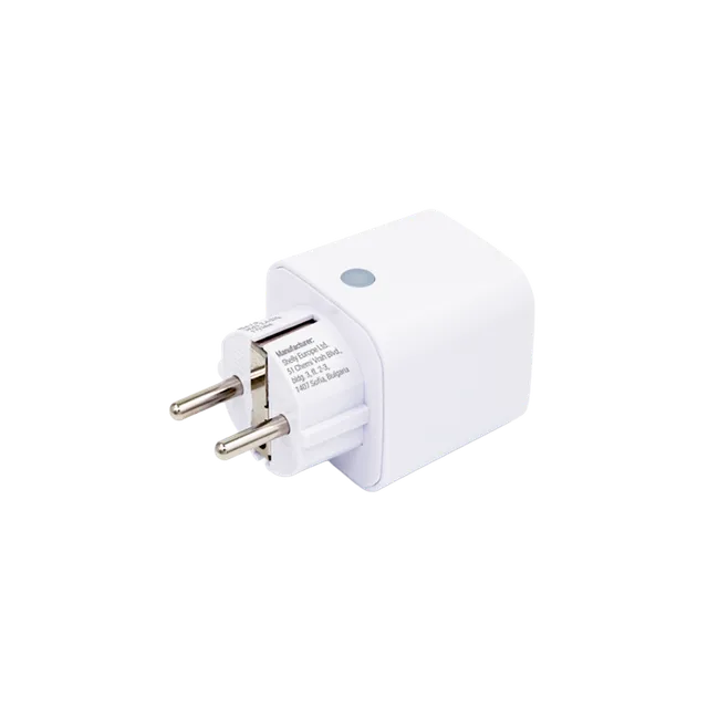 Shelly Plug M Gen3 prise connectée blanc solo