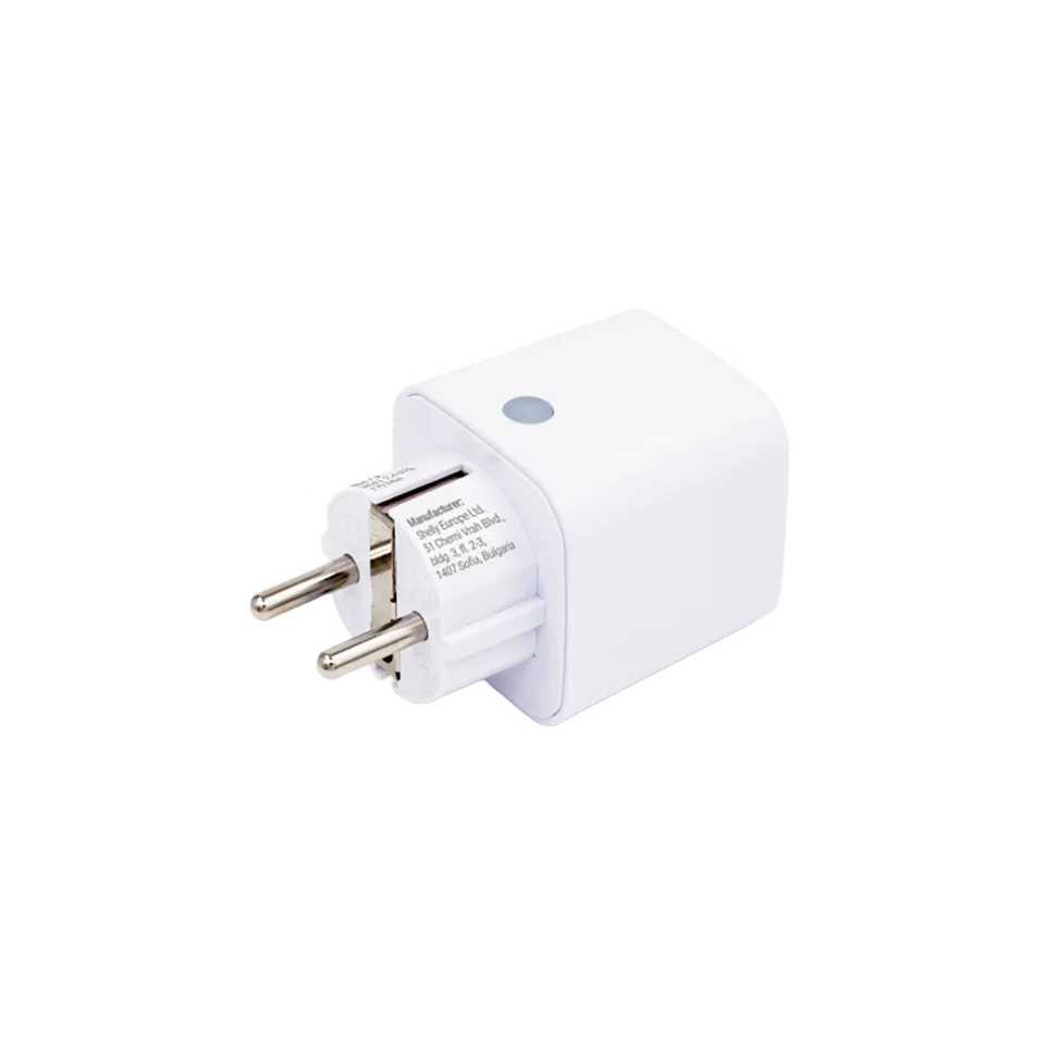 Shelly Plug M Gen3 prise connectée blanc solo