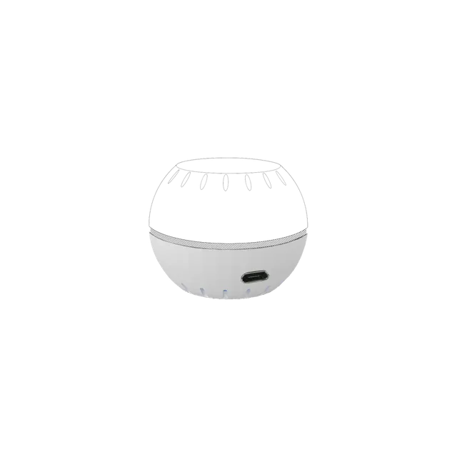Shelly Plus H&T Add-on alimentation USB blanc