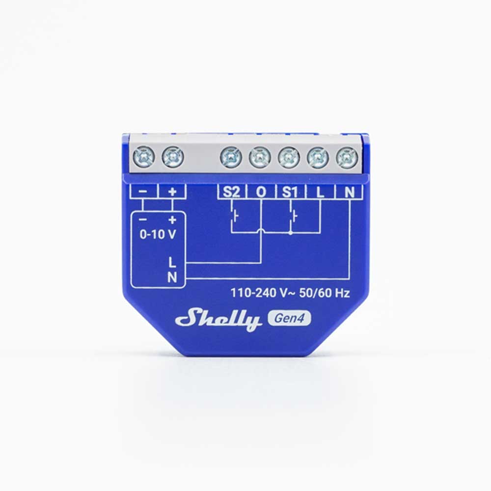 Shelly Dimmer 0-1/10V PM Gen4 variateur 0-10V avec mesure