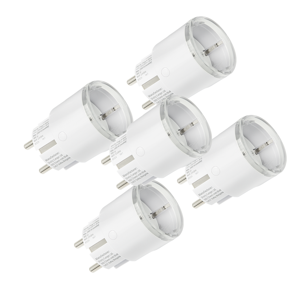 Shelly Plug S MTR Gen3 prise connectée blanc lot 5 suivi conso