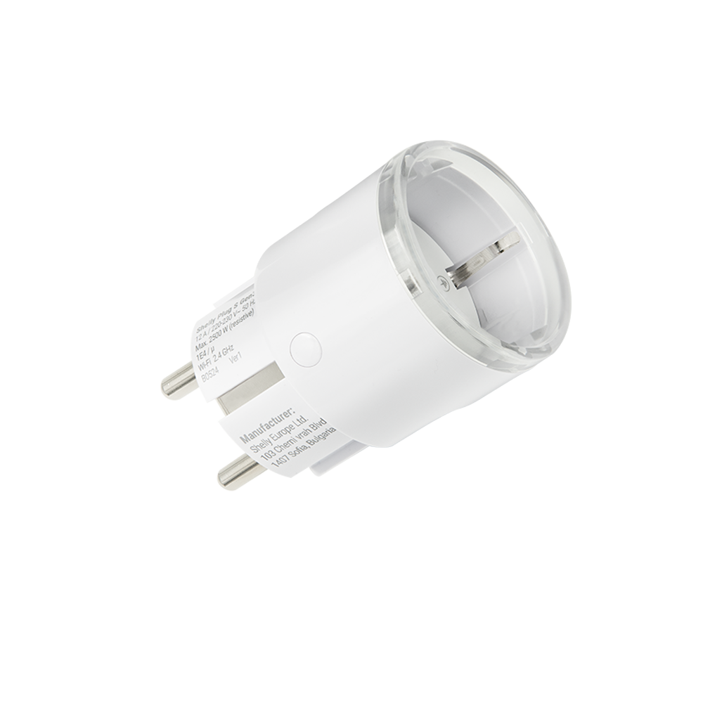 Shelly Plug S Gen3 Prise connectée Blanc Pack simple