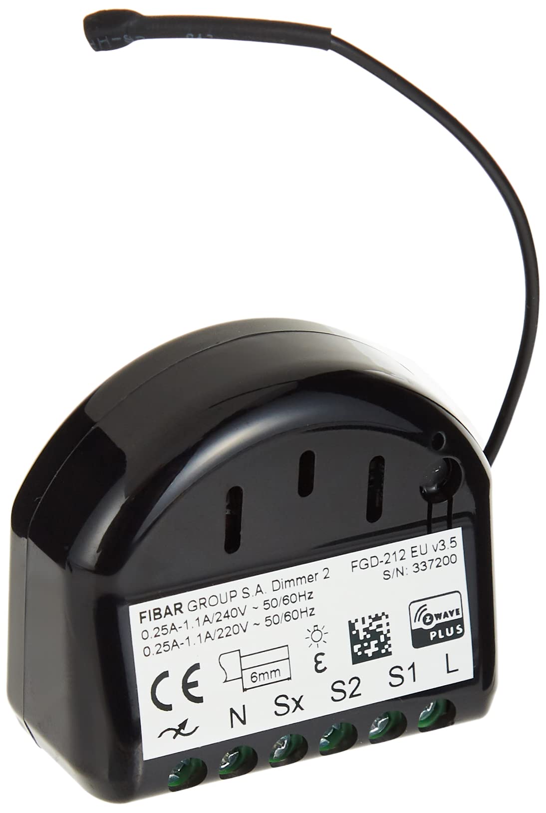 Fibaro Éclairage Dimmer 2 FGD-212 variateur lumière Z-Wave