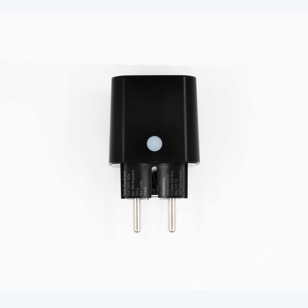 Shelly Plug M Gen3 prise connectée noire lot de 4 suivi conso
