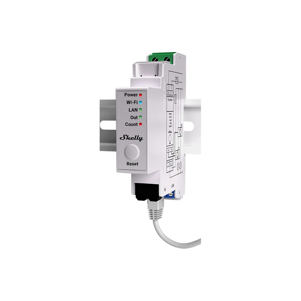 Shelly Pro EM-50 compteur rail DIN 2 voies 50A