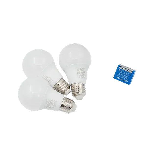 Shelly 1 Mini Gen4 Micromodule WiFi Matter + V-TAC
