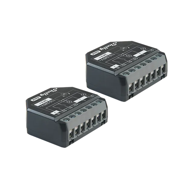 Shelly 2PM Gen4 micromodule double relais Pack de 2 mesure énergie