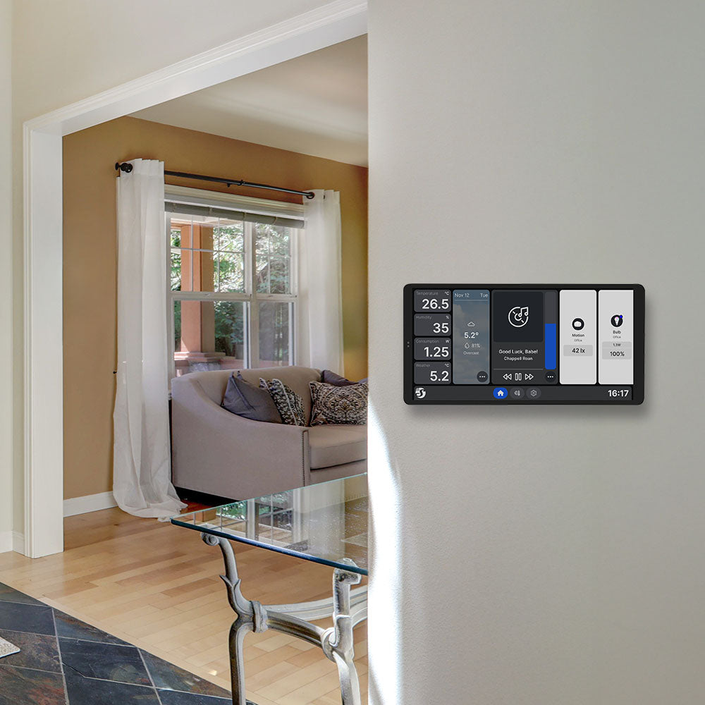 Shelly Wall Display X2i écran tactile noir 2 relais