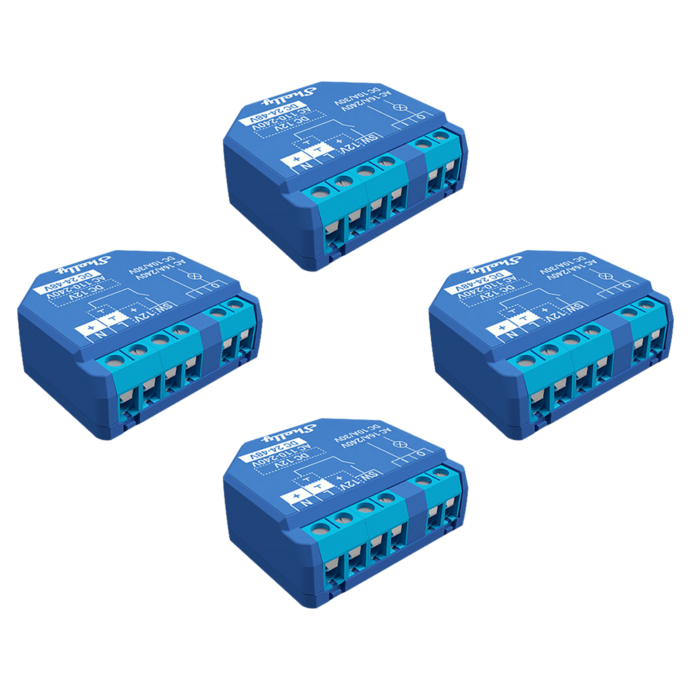Shelly Plus 1 Relais connecté WiFi 16A Pack simple