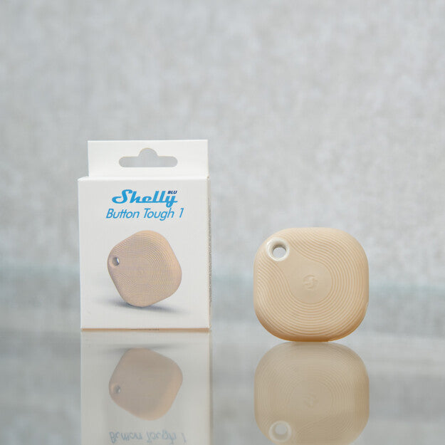 Shelly BLU Button Tough 1 bouton Bluetooth mocha