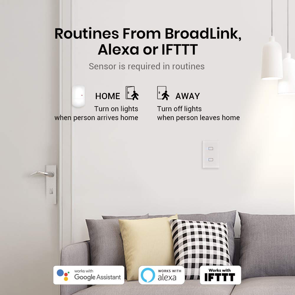 BroadLink TC3 interrupteur connecté double sans neutre