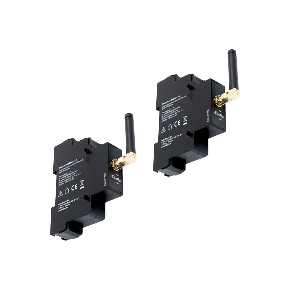 Shelly Pro LoRa Add-on module domotique Single Pack longue portée