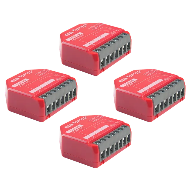Shelly 1PM Gen4 relais WiFi mesure conso pack de 4 Zigbee