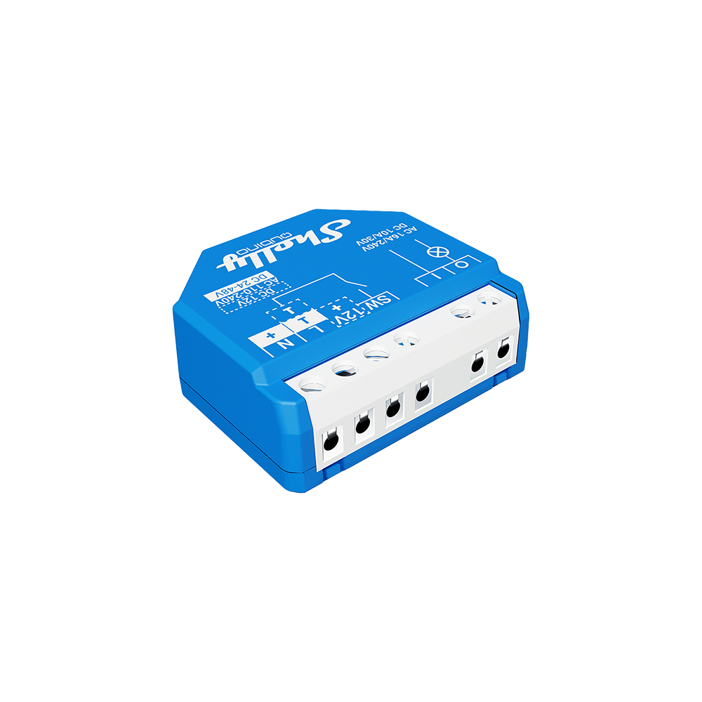 Shelly Wave 1 interrupteur connecté Z-Wave 16A contact sec