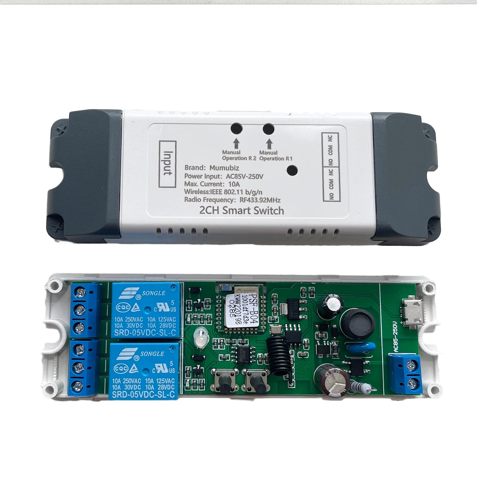 Mumubiz eWelink Smart Series relais WiFi 4 canaux 85-250V