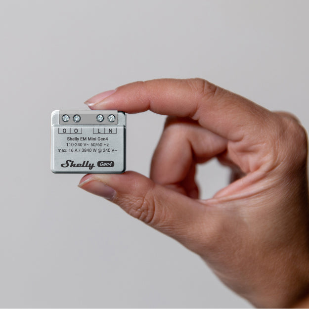 Shelly EM Mini Gen4 compteur énergie simple Wi-Fi
