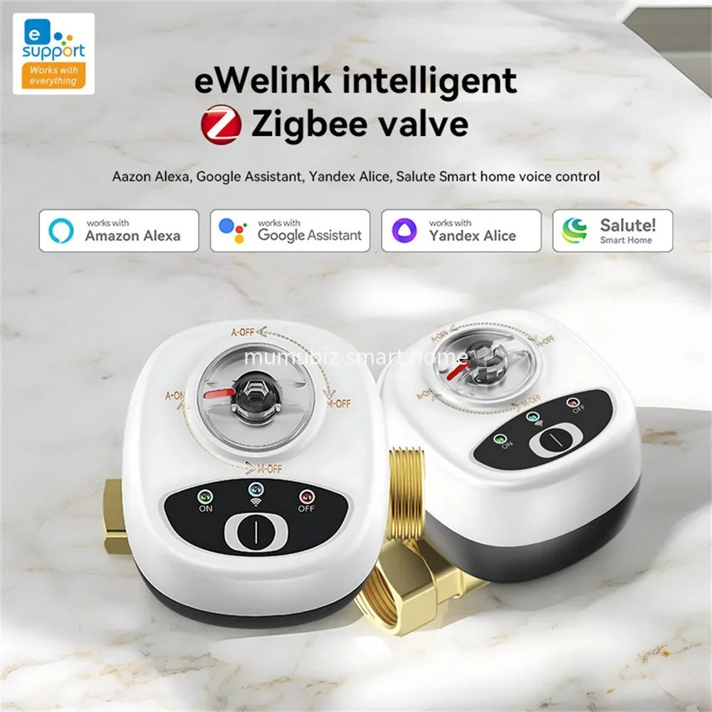 Mumubiz Zigbee Protocol vanne connectée DN15 commande vocale