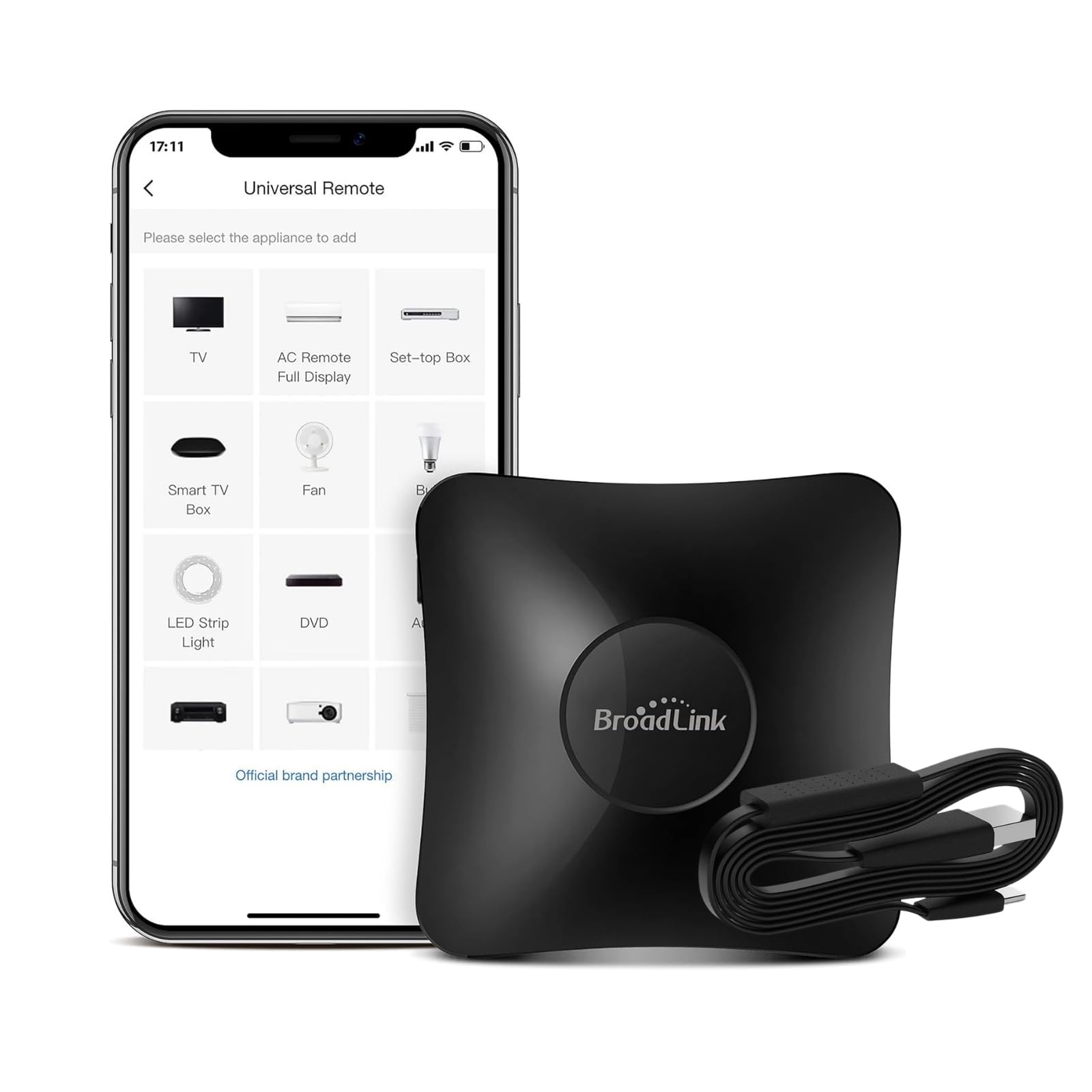 Broadlink Universal Remote RM4 Pro télécommande IR/RF 433 MHz