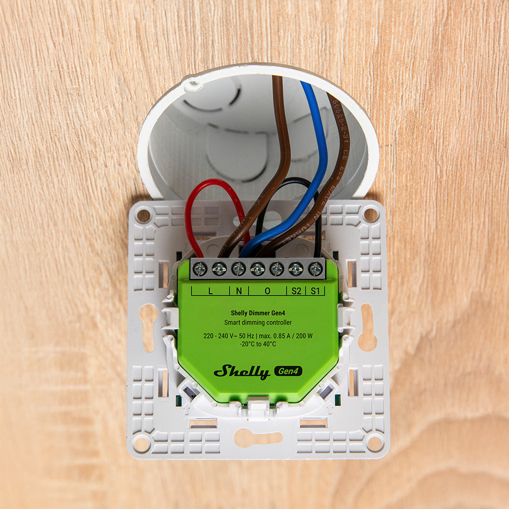 Shelly Dimmer Gen4 variateur lumière WiFi Zigbee Matter