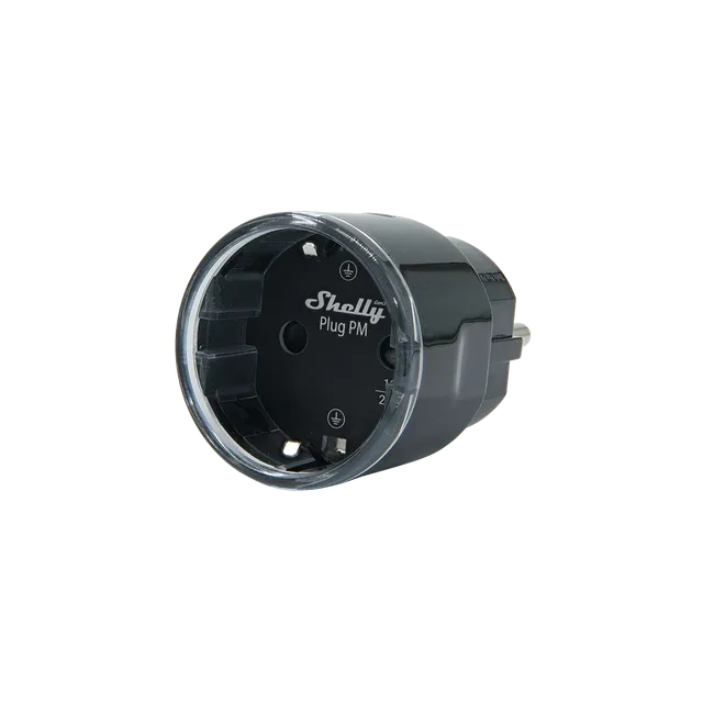 Shelly Plug PM Gen3 Prise Connectée Blanche Suivi Énergie