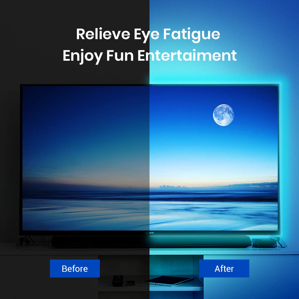 Broadlink Smart Lighting ruban LED TV USB RVB 32-60"