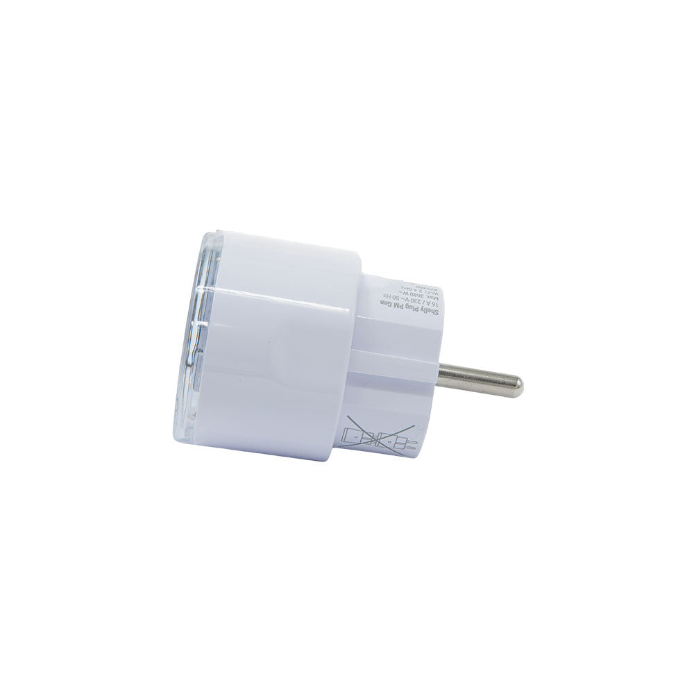 Shelly Plug PM Gen3 prise connectée WiFi énergie blanc