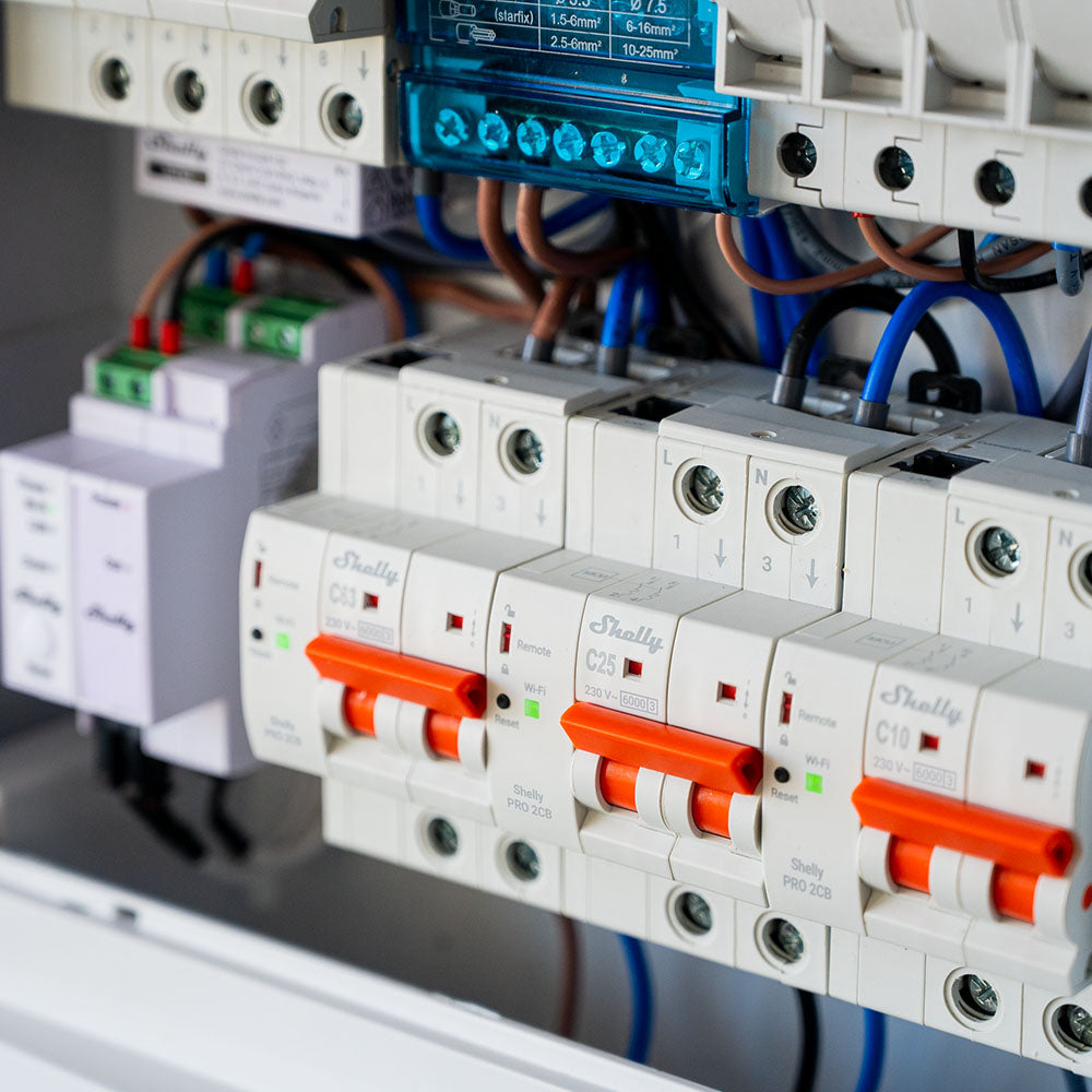 Shelly Pro 2CB C10 disjoncteur connecté 10A Wi-Fi