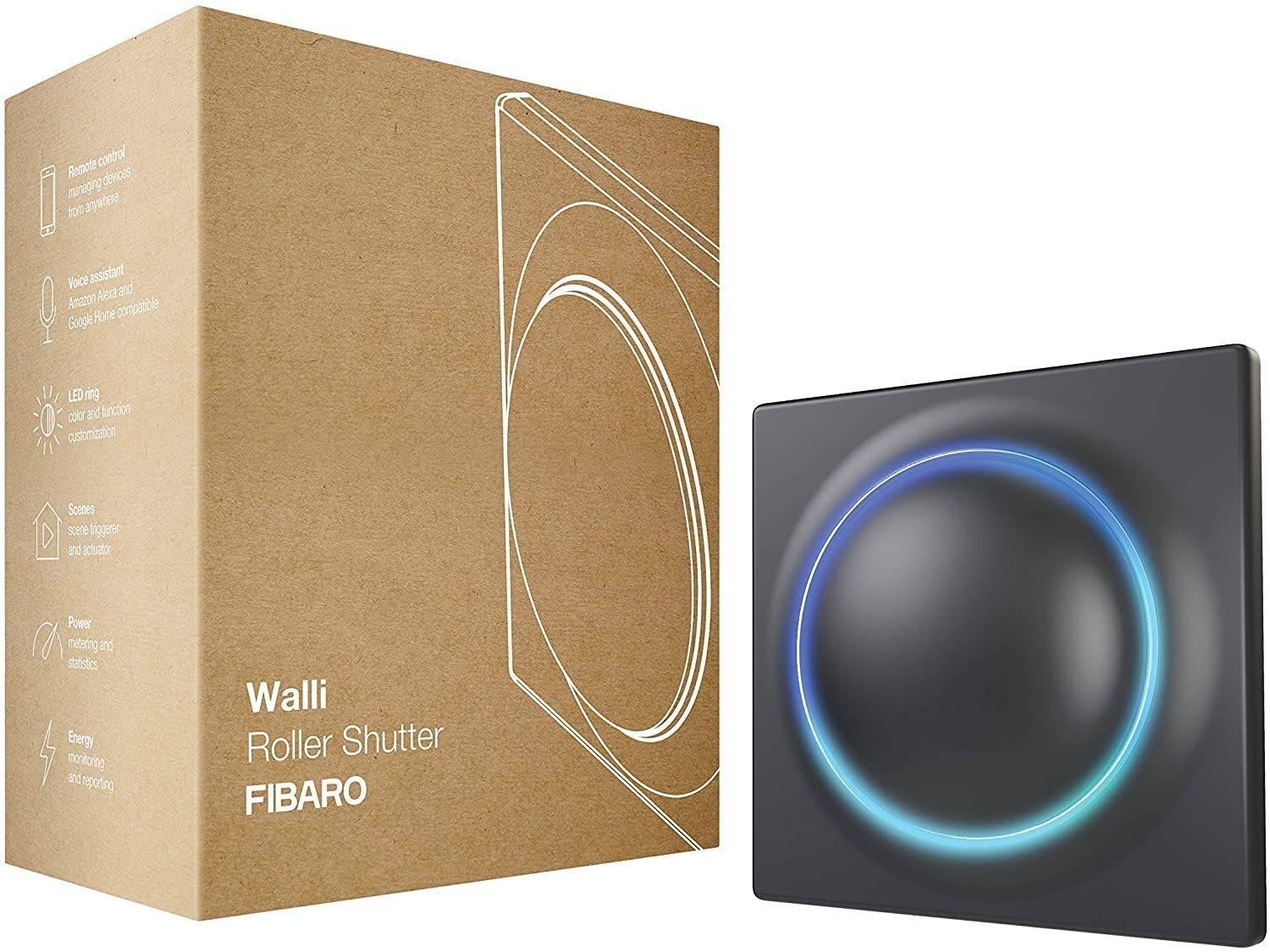 FIBARO Walli Outlet prise intelligente type E blanc