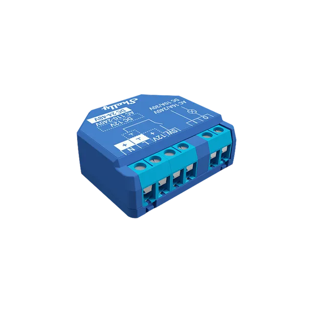 Shelly Plus 1 module relais connecté Bluetooth simple