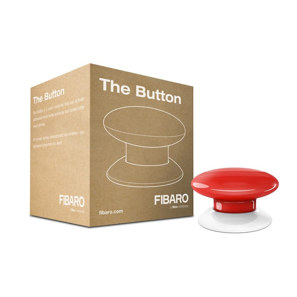 Fibaro The Button télécommande sans fil Blanc Z-Wave Plus